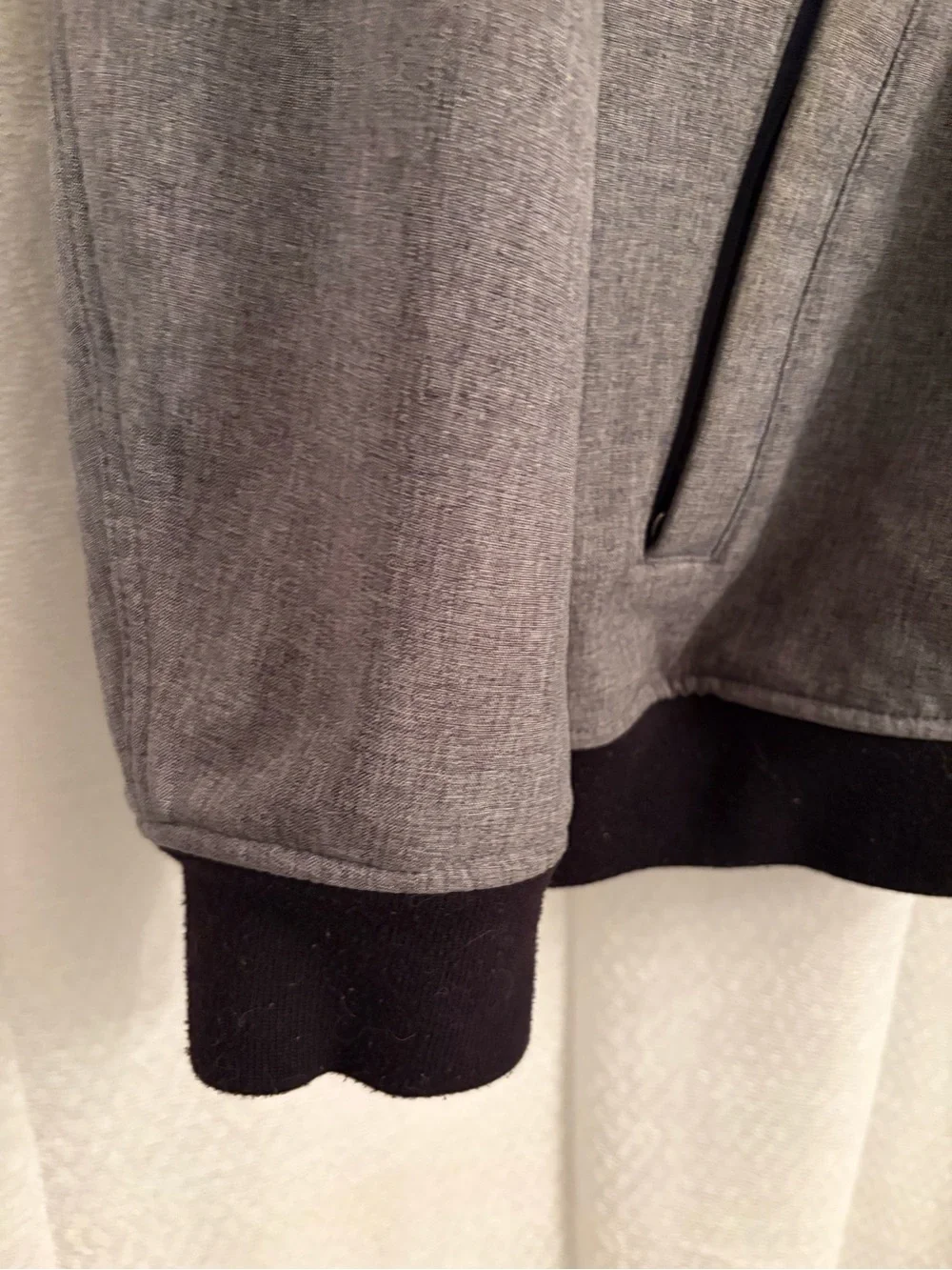 Levi's Gray Sherpa-Lined Hoodie Jacket